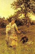 Frederick Morgan The garland oil